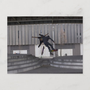 Skater Postkarte