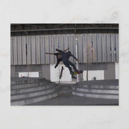 Skater Postkarte (Vorderseite)