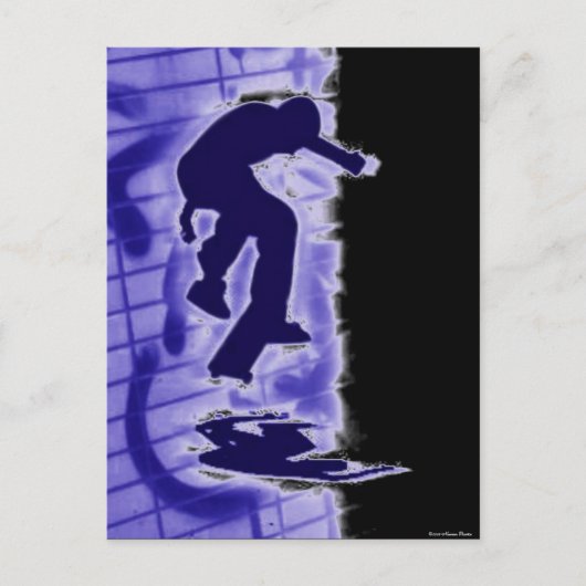 Skater Postkarte (Vorderseite)