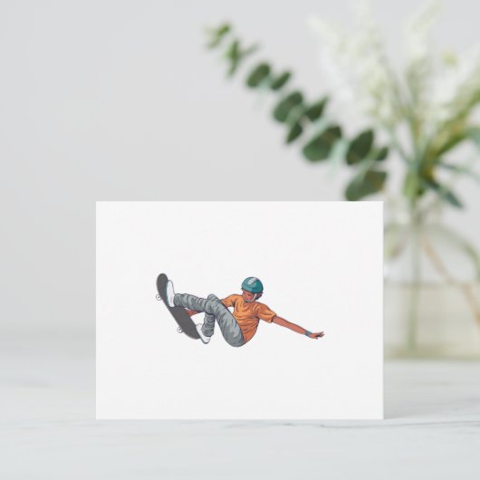 Skater Postkarte (Stehend Vorderseite)