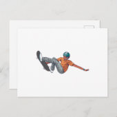 Skater Postkarte (Vorne/Hinten)