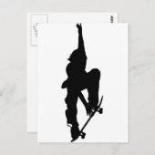 Skater Postkarte (Vorne/Hinten)