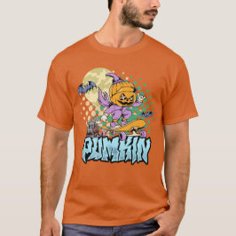 Skater Pumpkin | Halloween-T - Shirt der Männer