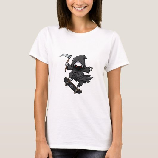 Skater Reaper T-Shirt (Vorderseite)