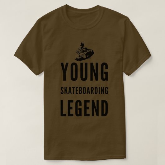 Skater Redewendungen Skateboard Skateboard Geschen T-Shirt (Design vorne)