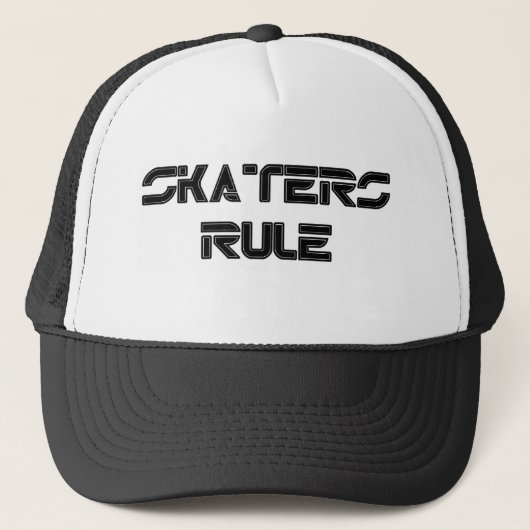 Skater-Regel Truckerkappe (Vorderseite)