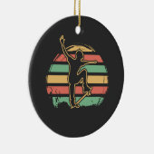 Skater Retro Keramik Ornament (Rechts)
