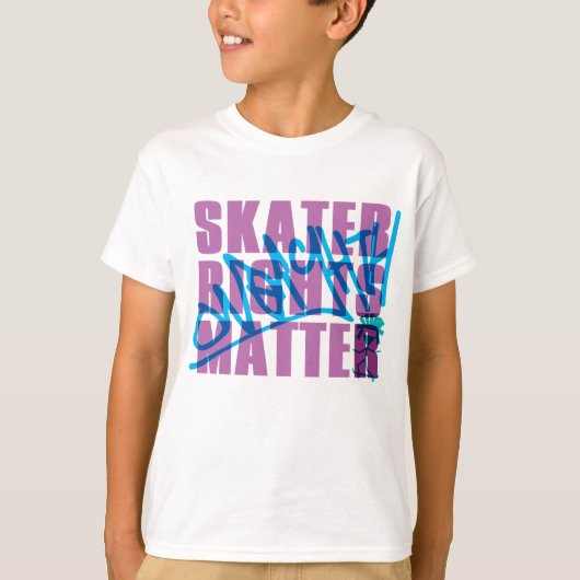 SKATER RIGHTS MATTER T-Shirt (Vorderseite)