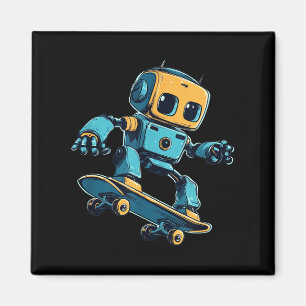 Skater-Roboter-Kostüm Magnet