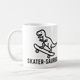 Skater-Saurus Kaffeetasse