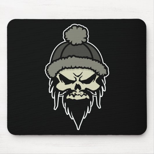 Skater-Schädel Mousepad (Vorne)