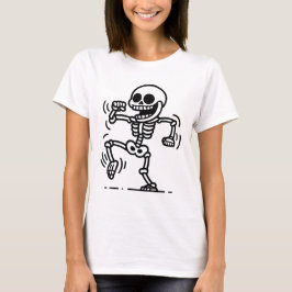 „Skater-Schädel – Ride or Die-Skelett“ T-Shirt
