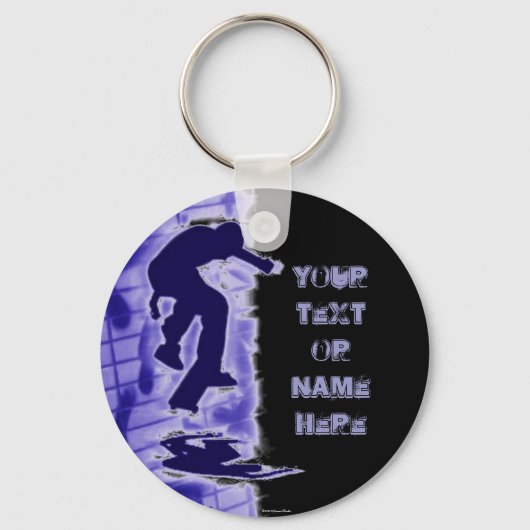 Skater Schlüsselanhänger (Vorderseite)