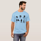 Skater-Silhouetten T-Shirt (Vorne ganz)