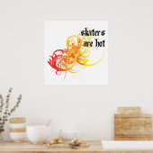 Skater sind heiß poster (Küche)