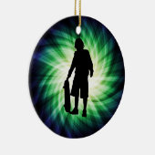 Skater; Skateboard Keramik Ornament (Rechts)