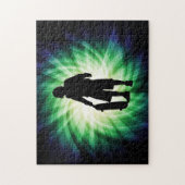 Skater; Skateboard Puzzle (Vertikal)