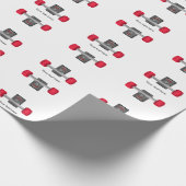 Skater Skateboard Skateboard Rad und LKW Geschenkpapier (Ecke)