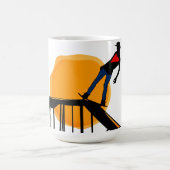 Skater, Skateboard, Sunset Kaffeetasse (Mittel)