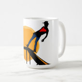 Skater, Skateboard, Sunset Kaffeetasse (VorderseiteRechts)
