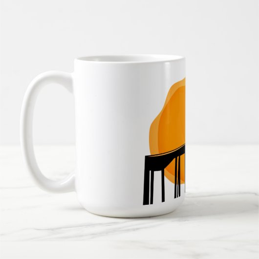 Skater, Skateboard, Sunset Kaffeetasse (Links)