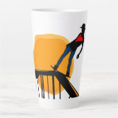 Skater, Skateboard, Sunset Milchtasse (Vorderseite)