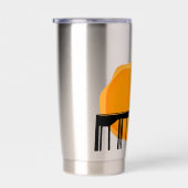 Skater, Skateboard, Sunset Thermobecher (Rechts)