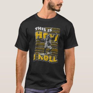 Skater Skateboarder So Roll ich Skateboard T-Shirt