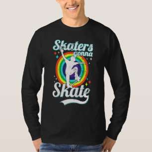 Skater Skateboarding Old School Skate 3 T-Shirt
