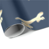 Skater Skateboarding Party Geschenkpapier (Rolleneckpunkt)