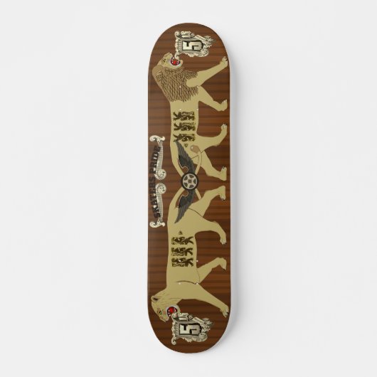 Skater Skateboards von Pride Lion Art Edition (Vorne)