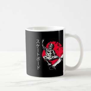 Skater Skelett Japan Skateboard Skateboarding Lon Kaffeetasse