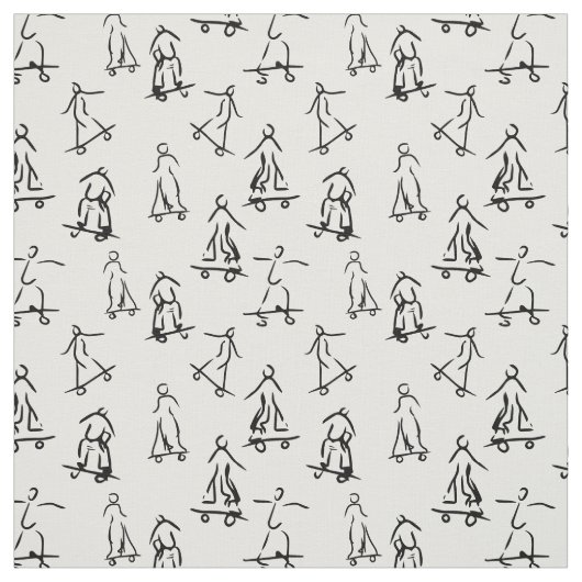 Skater-Skizze Stoff (Muster)
