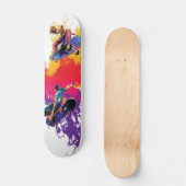 Skater-SkizzeSkateboard Skateboard (Vorderseite)