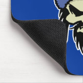 Skater Skull (blau) Mousepad (Ecke)