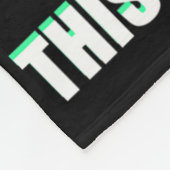 Skater T-Rex Dinosaur So rolle ich Skateboard Fleecedecke (Ecke)