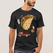 Skater-Taco-Skateboarding T-Shirt (Vorderseite)