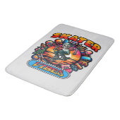 SKATER VIBES! BADEMATTE (Schrägansicht)