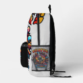 SKATER VIBES! BEDRUCKTER RUCKSACK (Rechts)