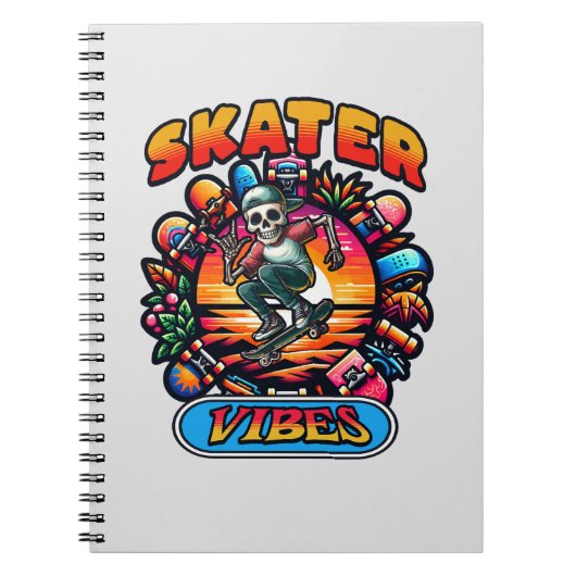 SKATER VIBES! NOTIZBLOCK (Vorderseite)
