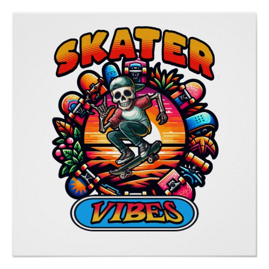 SKATER VIBES! POSTER (Vorderseite)