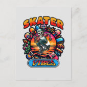 SKATER VIBES! POSTKARTE (Vorderseite)