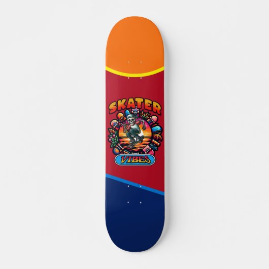 SKATER VIBES! SKATEBOARD (Vorne)