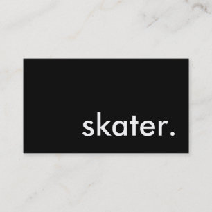 Skater. Visitenkarte