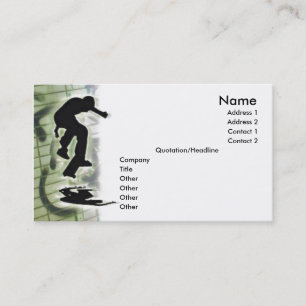 Skater Visitenkarte