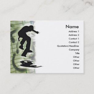 Skater Visitenkarte