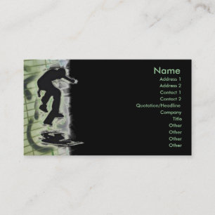 Skater-Visitenkarte Visitenkarte