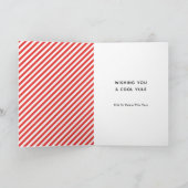 Skater Weihnachtskarten Feiertagskarte (Innenseite)