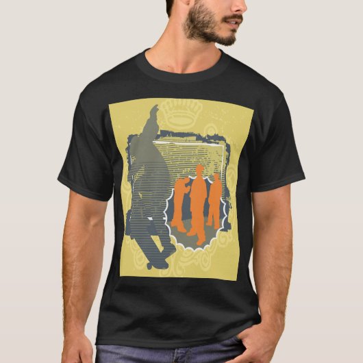 Skater with Crew T-Shirt (Vorderseite)