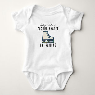 Skater zur personalisierten Namensangabe im Skate  Baby Strampler